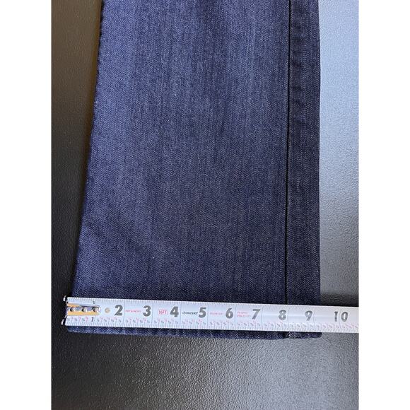 LL Bean Jeans Women's 10P Dark Blue Favorite Fit Mid-Rise Straight Leg Preppy - Picture 10 of 11